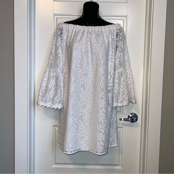 LILLY PULITZER Off-the-Shoulder Beach Dress! - Picture 1 of 6